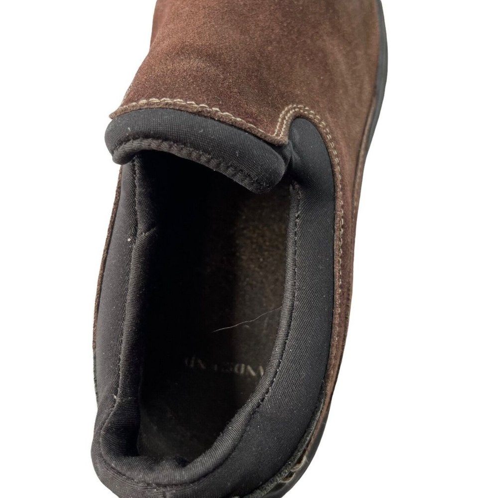 Lands End Mens Size 7B Slip On Loafer Shoes Brown Suede Outdoor Casual - Picture 5 of 11